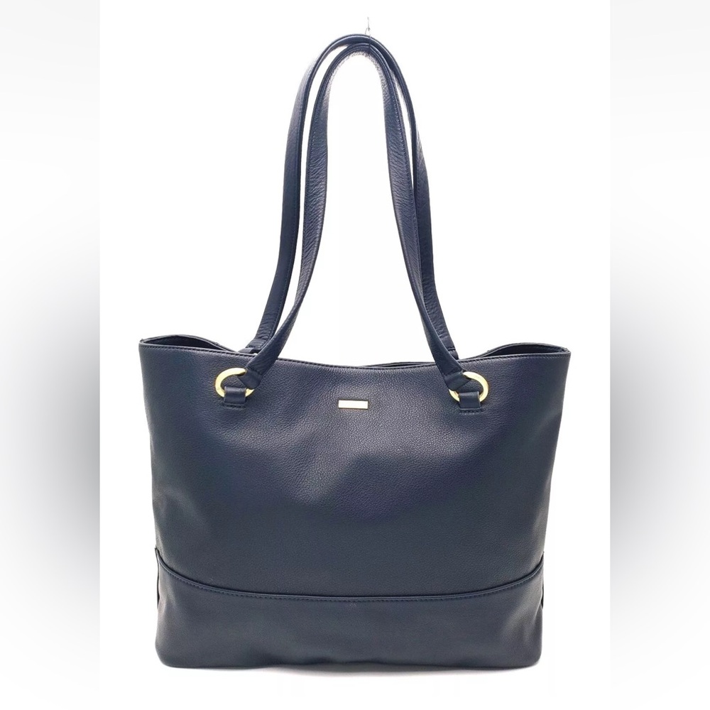 Navy Tides Hammitt Leather Tote Bag - New w/ Dust Bag & Vinyl Covers